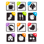 Jollybaby Phased Development Sensory Cloth Book (with Teether & Crinkle Pages)