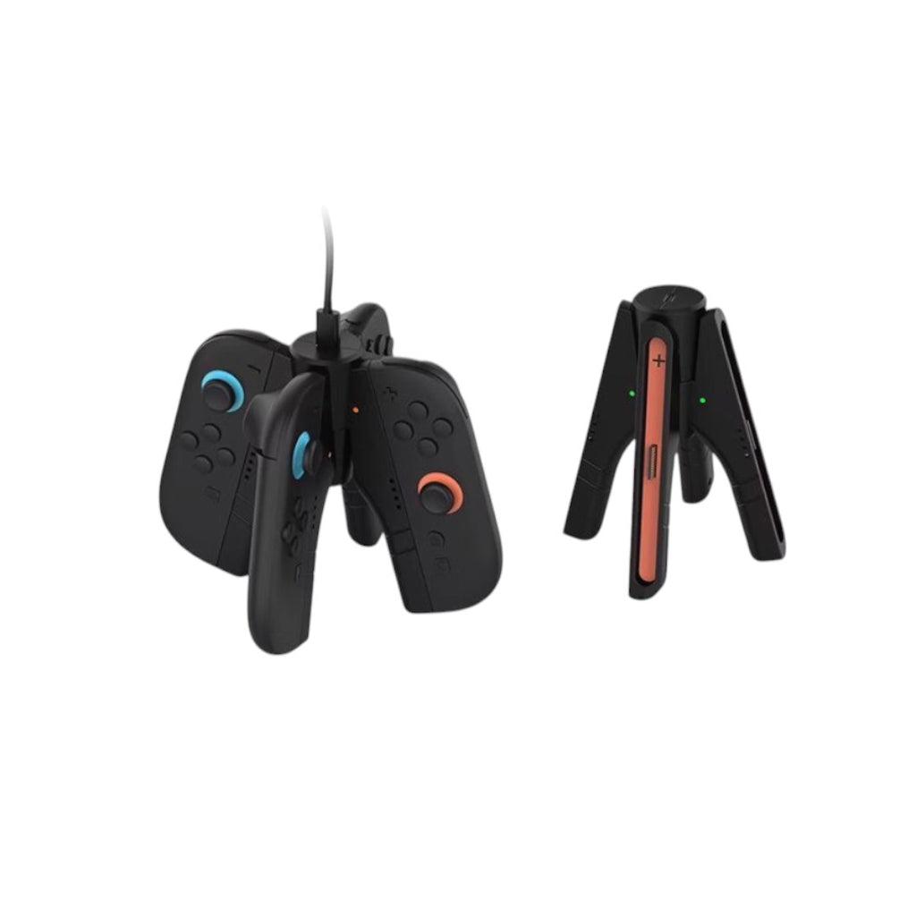 Dobe New Switch 2 2-in-1 Charging Grip & Dock Stand for Left and Right Joy-Con - cabestdeal
