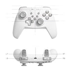Glacier Silver Wireless Game Controller – Basic Edition - cabestdeal