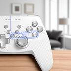 Glacier Silver Wireless Game Controller – Basic Edition - cabestdeal