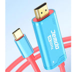 Jemdo Portable HDMI Adapter Cable for Nintendo Switch 2 (NS2) – 4K60Hz Display & Charging Dock Replacement (Black) - cabestdeal