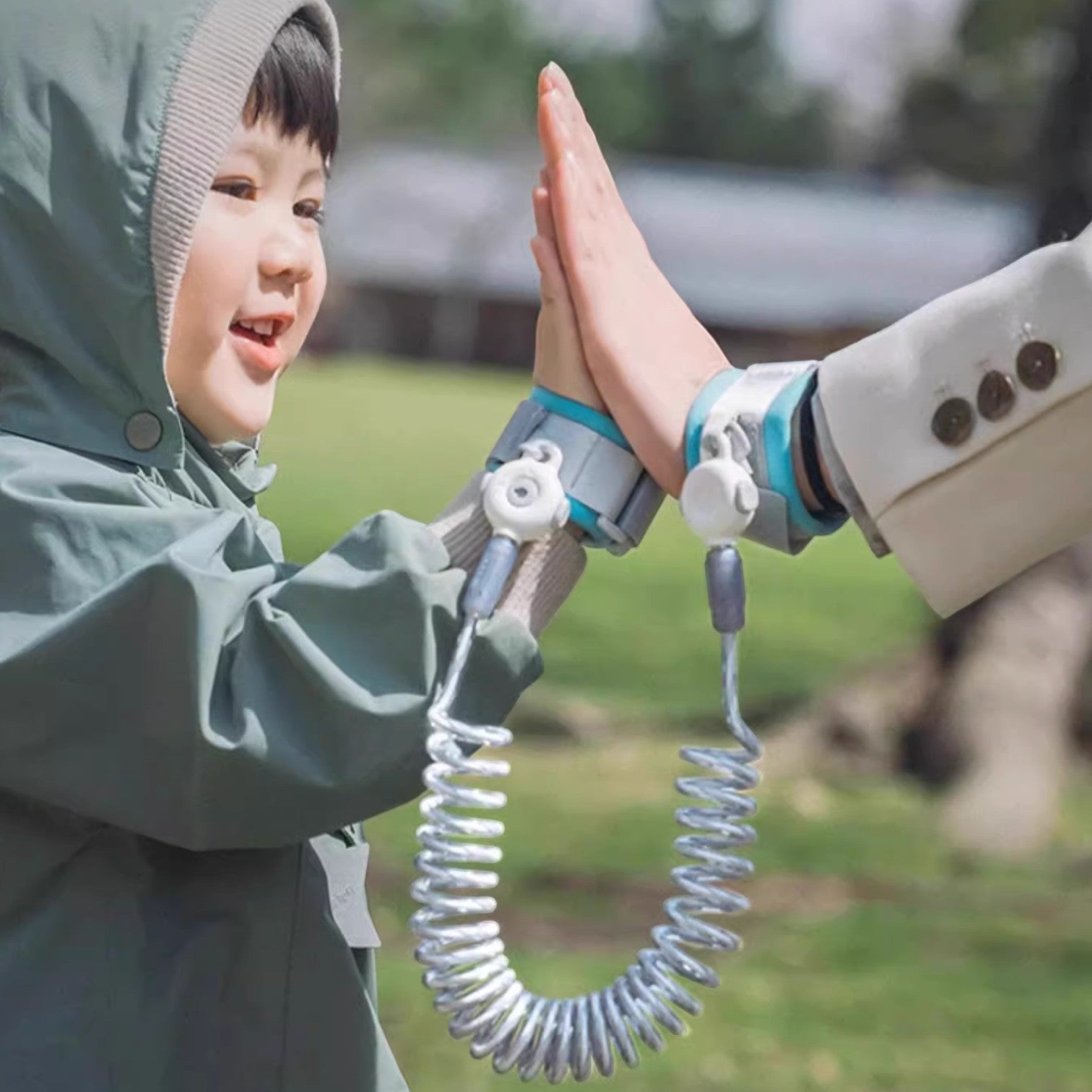 KUB Upgraded Dual-Release Anti-Lost Safety Leash for Kids (with Key Lock & Night Reflective Strap)