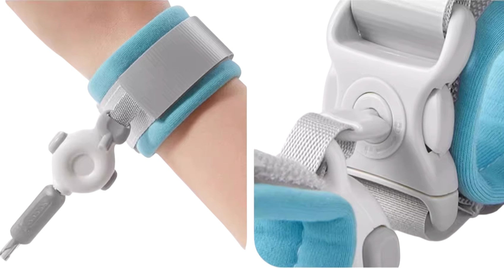 KUB Upgraded Dual-Release Anti-Lost Safety Leash for Kids (with Key Lock & Night Reflective Strap)