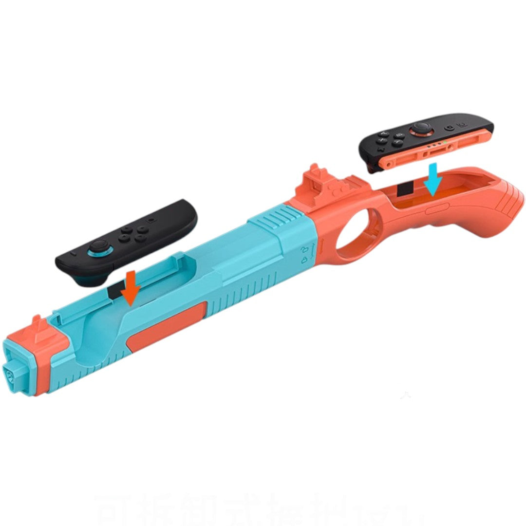 New Switch 2 Motion Light Gun Attachment for Joy‑Con – Splatoon-Style Shooter Grip - cabestdeal