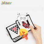 Jollybaby Phased Development Sensory Cloth Book (with Teether & Crinkle Pages)