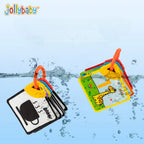 Jollybaby Phased Development Sensory Cloth Book (with Teether & Crinkle Pages)