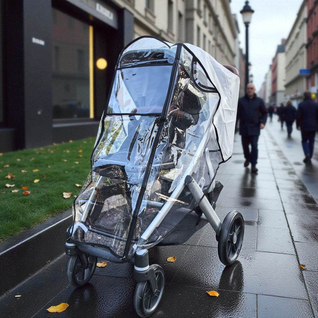 Premium High-Transparency TPU All-Weather Cover for UPPAbaby Cruz, Vista & Minu