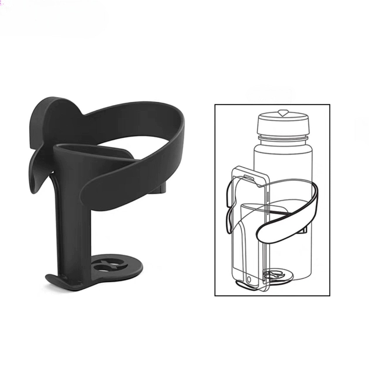 Premium Stroller Cup Holder (Cybex-Specific & Universal Options)