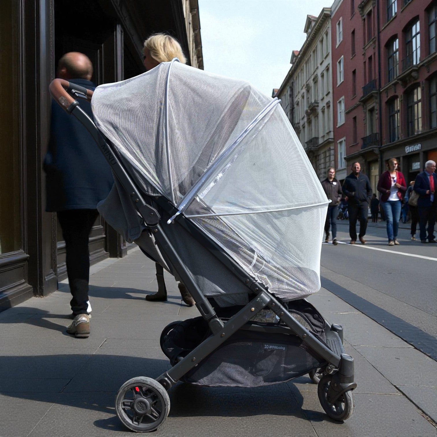 Premium Structured Zippered Mosquito Net for UPPAbaby Cruz, Vista & Minu (V1/V2/V3 Models)