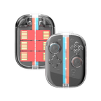 Transparent Magnetic Snap-On Storage Case for Switch 2 Joy‑Cons - cabestdeal