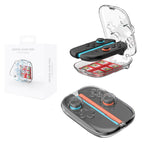 Transparent Magnetic Snap-On Storage Case for Switch 2 Joy‑Cons - cabestdeal