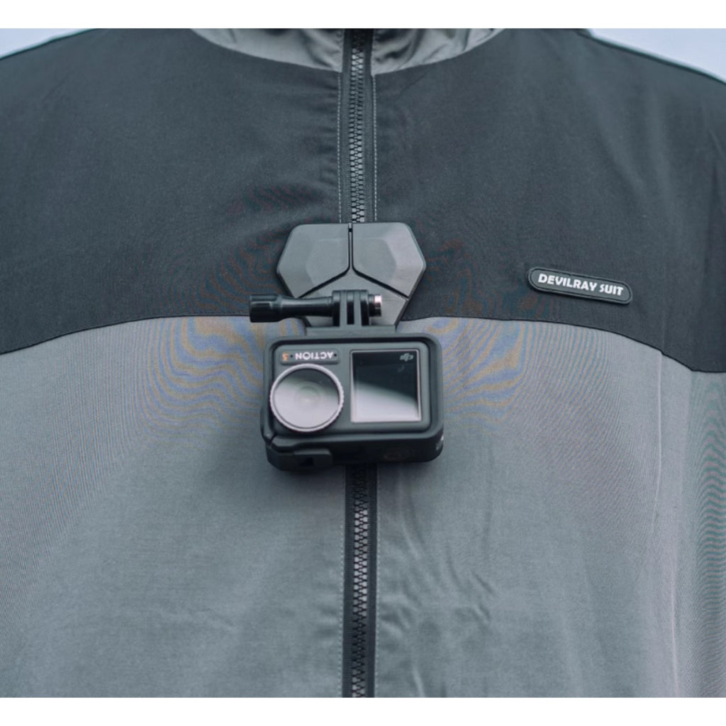 Universal Magnetic Quick-Release Mount for Action Cameras (GoPro, DJI, Insta360) - Wearable Neck, Chest & Car Mount Kit