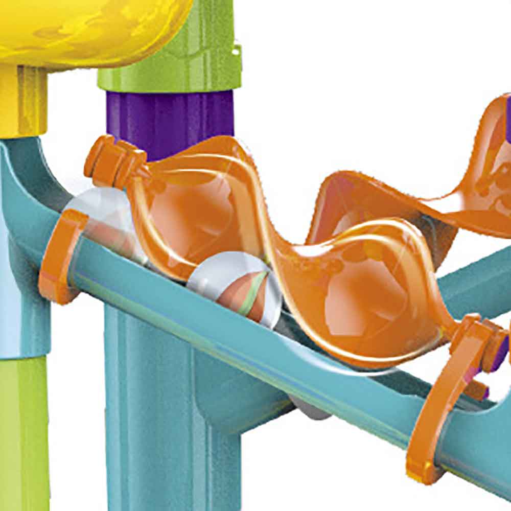 Kidrise Engineering Marble Run & Pipeline Coaster Set (142 Pieces)