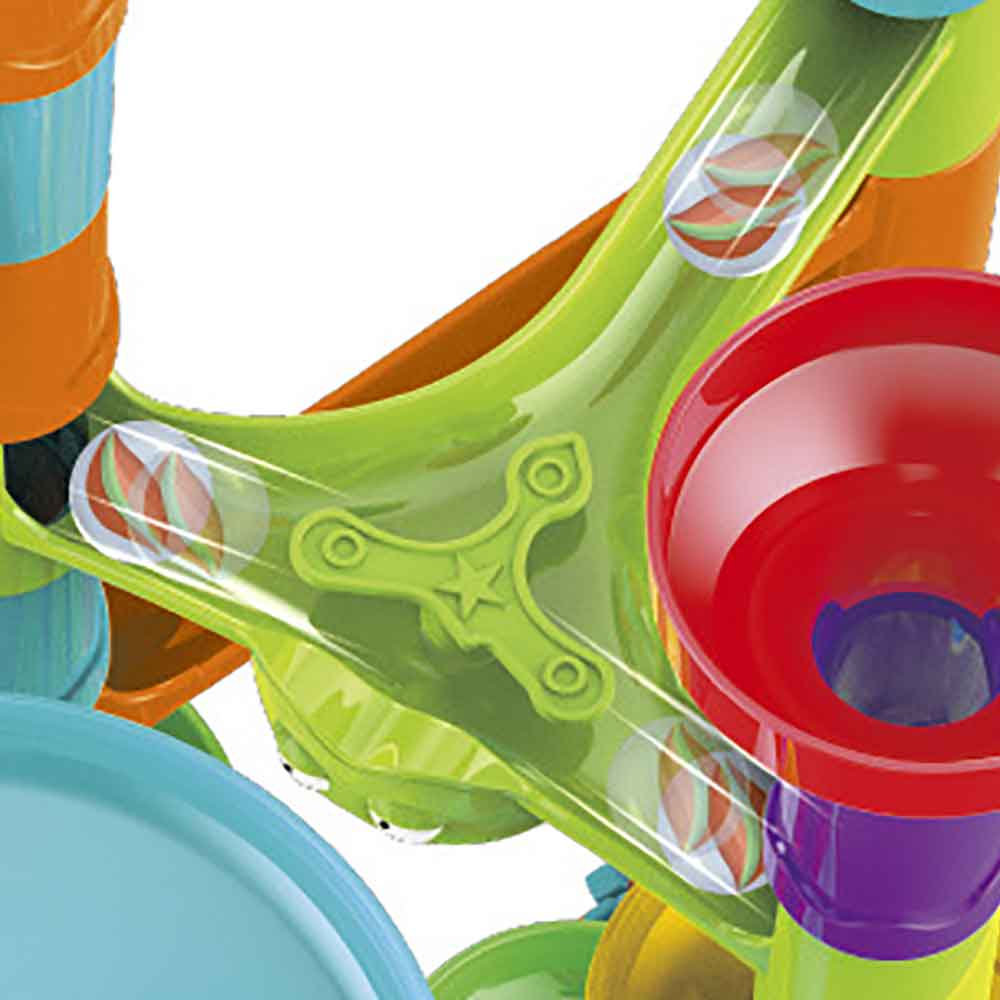 Kidrise Engineering Marble Run & Pipeline Coaster Set (142 Pieces)