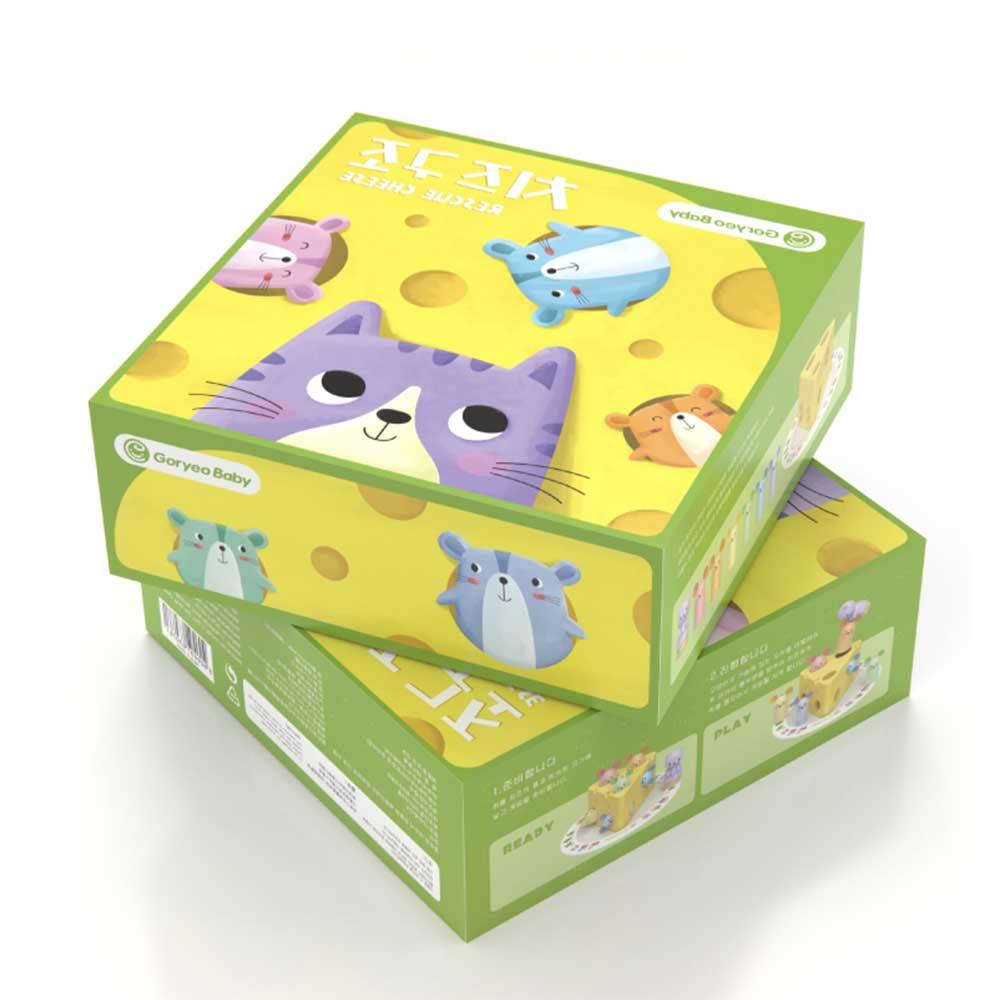 Goryeo Baby Montessori « Sauve le fromage » Jouet magnétique