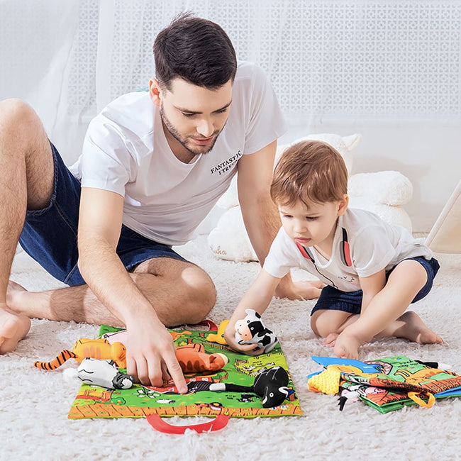 Jollybaby Portable Tummy Time Play Mat Sensory Book Main Image