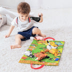 Jollybaby Portable Tummy Time Play Mat Sensory Book