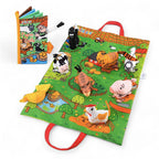 Jollybaby Portable Tummy Time Play Mat Sensory Book