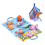 Jollybaby Portable Tummy Time Play Mat Sensory Book