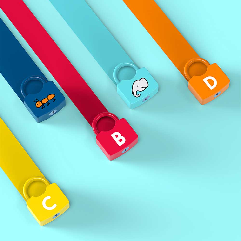 Onshine Montessori Number & English Learning Locks (10-Pack)
