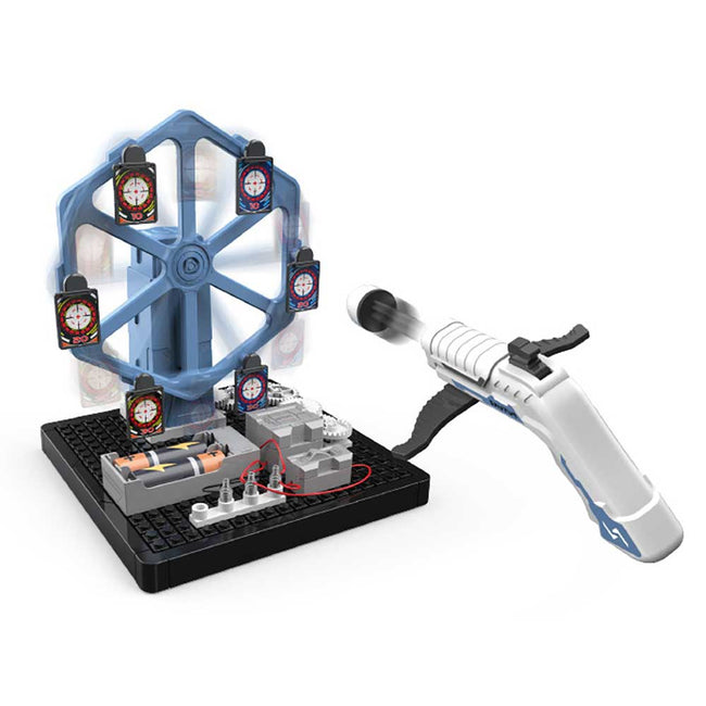 Byjarda Circuits & Machinery: DIY Rotating Target STEM Kit (67-Piece) Hover Image